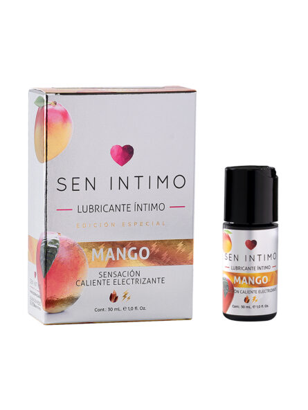 Lubricante íntimo Mango Sensación Caliente Electrizante X 30 ml  Sen Íntimo