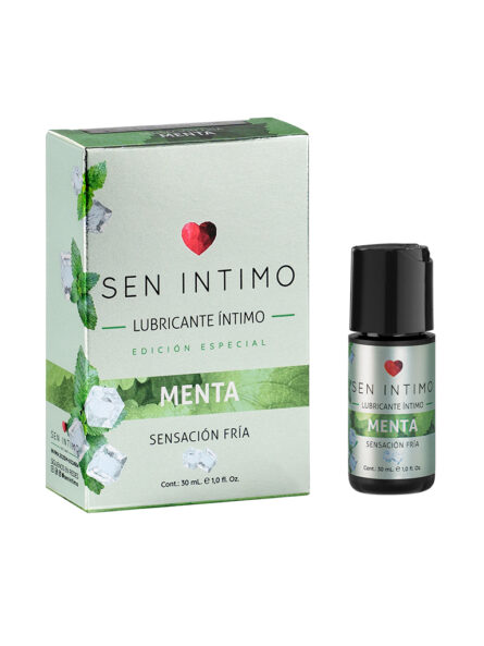 Lubricante Íntimo Menta Sensación Fría x 30 ml  Sen Íntimo